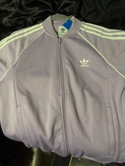 Adidas Originals Men’s Tops Superstar Track Top Lavender – Size Med