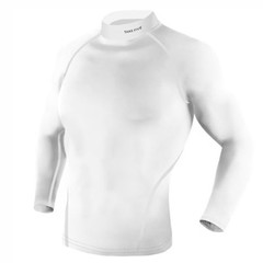 Take Five Mens Skin Tight Compression Base Layer Running Shirt S~2XL White NT013