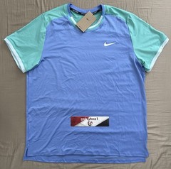 Nike Court Advantage Tennis Shirt Top FD5320-494 Royal Pulse Mens Size XL