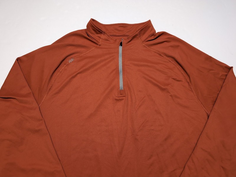 RHONE Session 1/4 Zip Pullover Shirt 101467 Burnt Orange XXL 2XL gallery