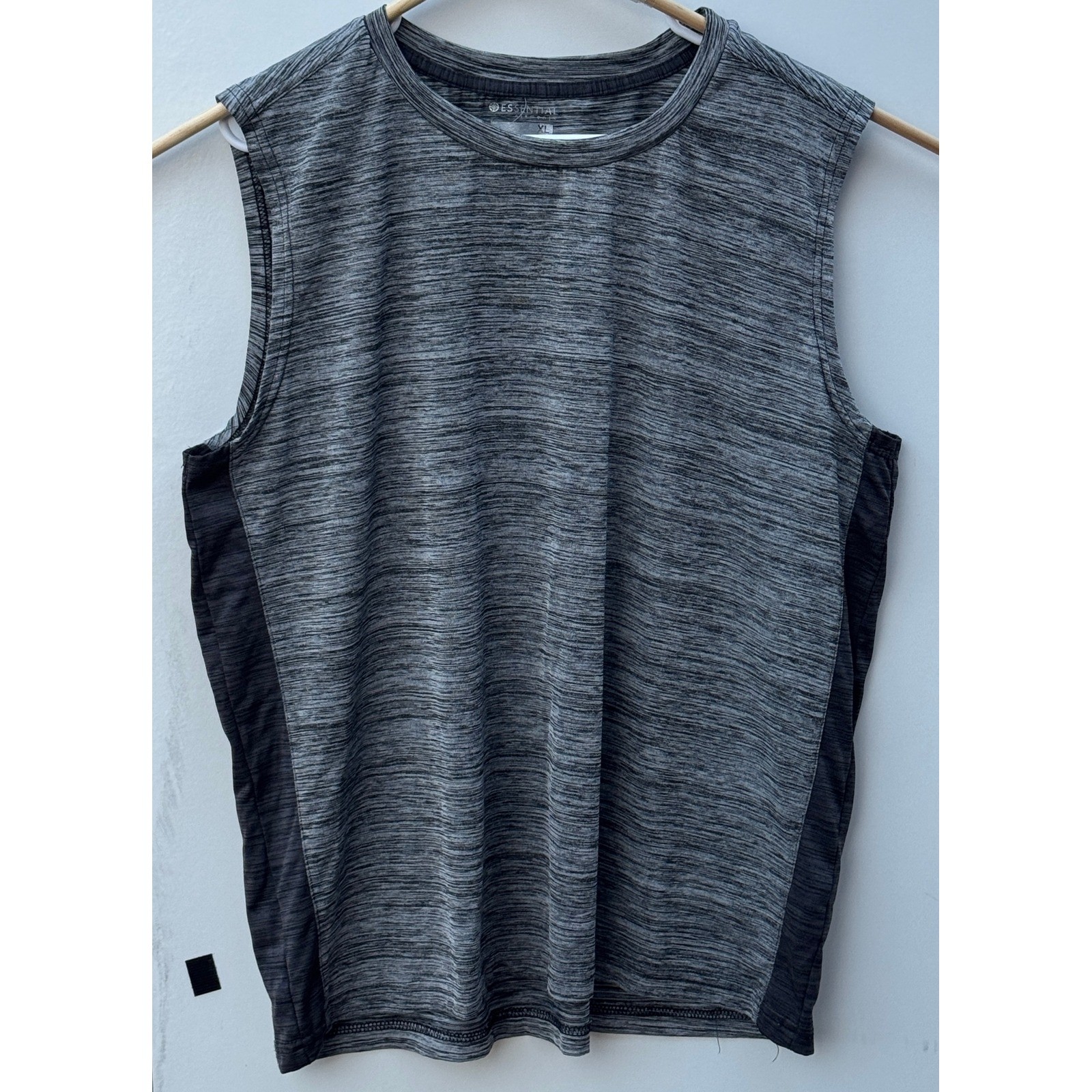 Essential Elements Mens XL Gray Space Dye Performance Muscle Tank E5105A-XL gallery