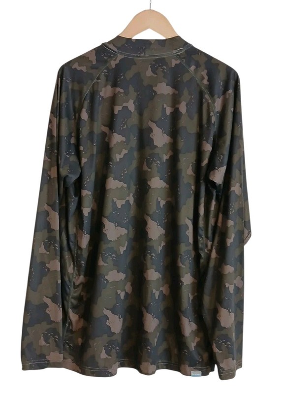 Simms SolarFlex Long Sleeve Shirt Mens XL TG Camouflage UPF50 Fishing Protection gallery