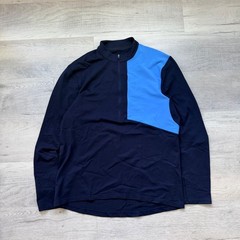 Lululemon Men’s Division 1/2 Zip Pullover – True Navy / Amalfi Blue – A17