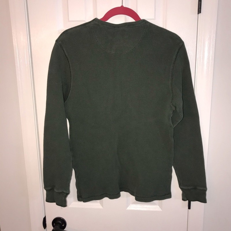 American Eagle Waffle Knit Thermal Sz. M AE-3 Thick gallery