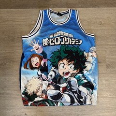 My Hero Academia Deku Todoroki Uraraka Plus Ultra Tank Shirt Jersey Mens L