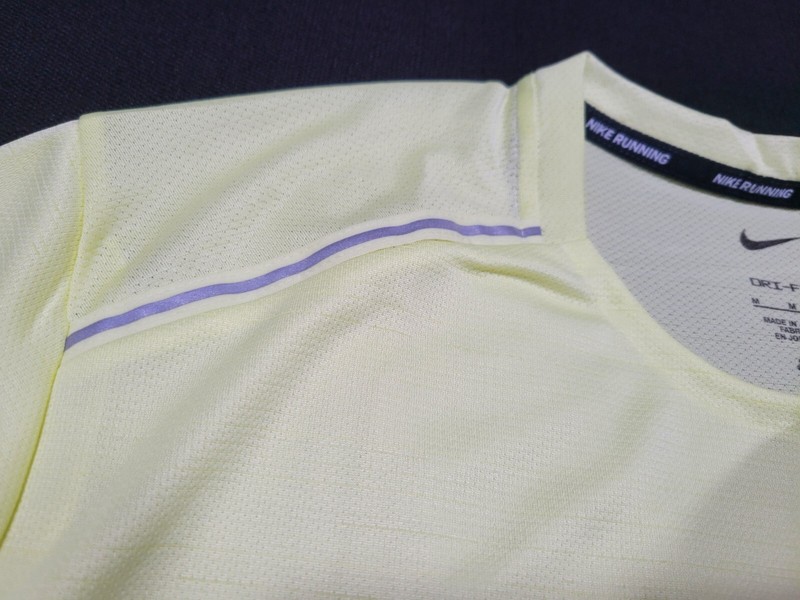 Nike Men’s Dri Fit Miller Running Training Shirt AJ7565-331 Reflective Yellow gallery