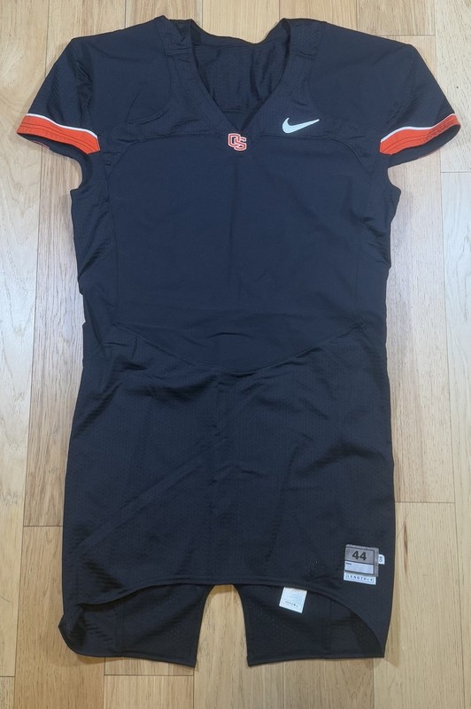 Nike Oregon State Beavers Team QB Issue Game Cut Football Jersey 44 USA Made gallery