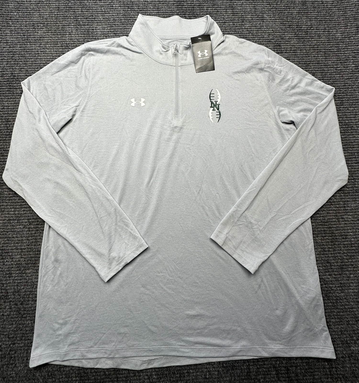 Under Armour Pullover Mens 2XL Gray CoolSwitch 1/4 Zip Football Shirt Top gallery