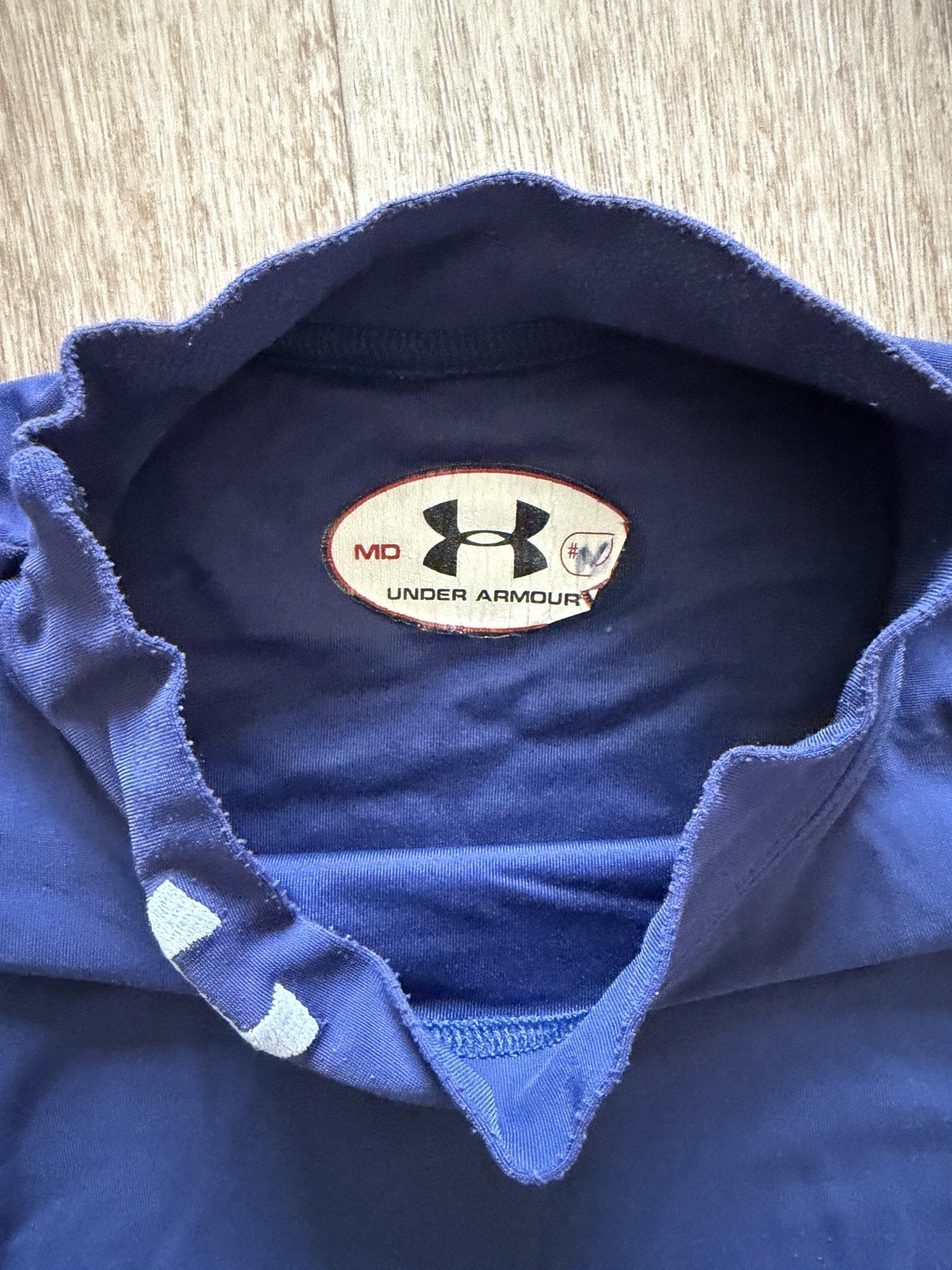 Under Armour Base Layer Men Sleeveless Navy Gym Soccer Running Yoga Hiking M gallery