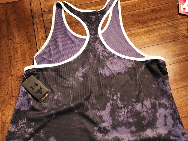 Under Armour Project Rock Tank Mens 2XL Do Not Go Gentle Mesh Black gallery