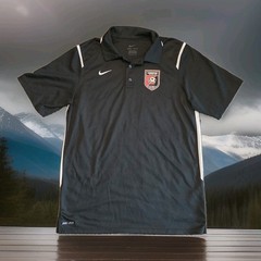 Nike Dri-FIT Lonestar Soccer Club Polo Shirt Men’s Size Medium Black Athletic