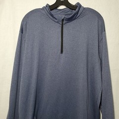 Fort Isle 1/4 Zip Shirt Men’s XXL Blue Golf Running lightweight Long-Sleeve