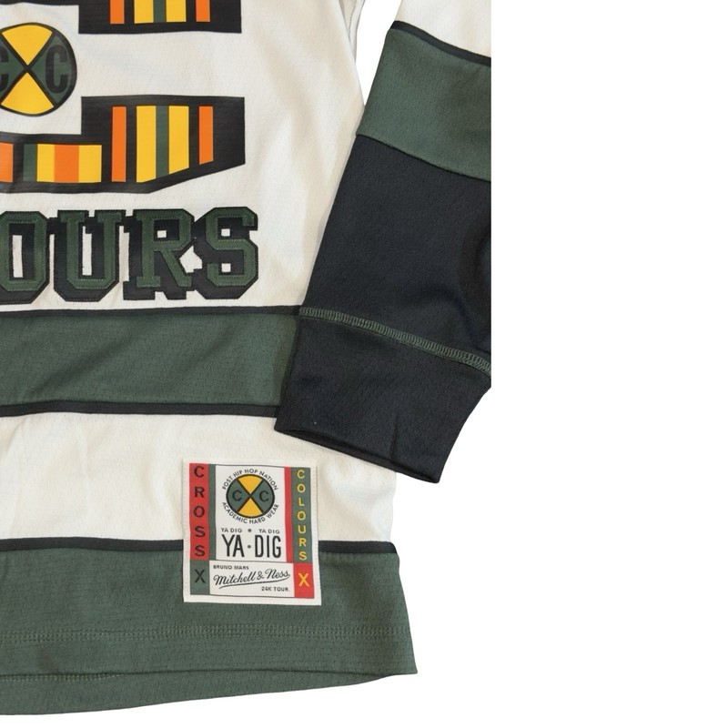 Maillot Bruno Mars Cross Colours Mitchell & Ness Ya-Dig 24K Magic Tour S gallery