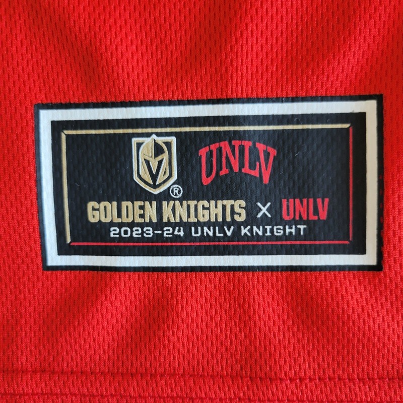 UNLV & Vegas Golden Knights #23 Red Official NCAA Basketball Jersey Size Large gallery