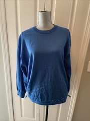 NIKE Sportswear Tech Pack Men’s Long-Sleeve Sweater Star Blue Size M FN2612-402
