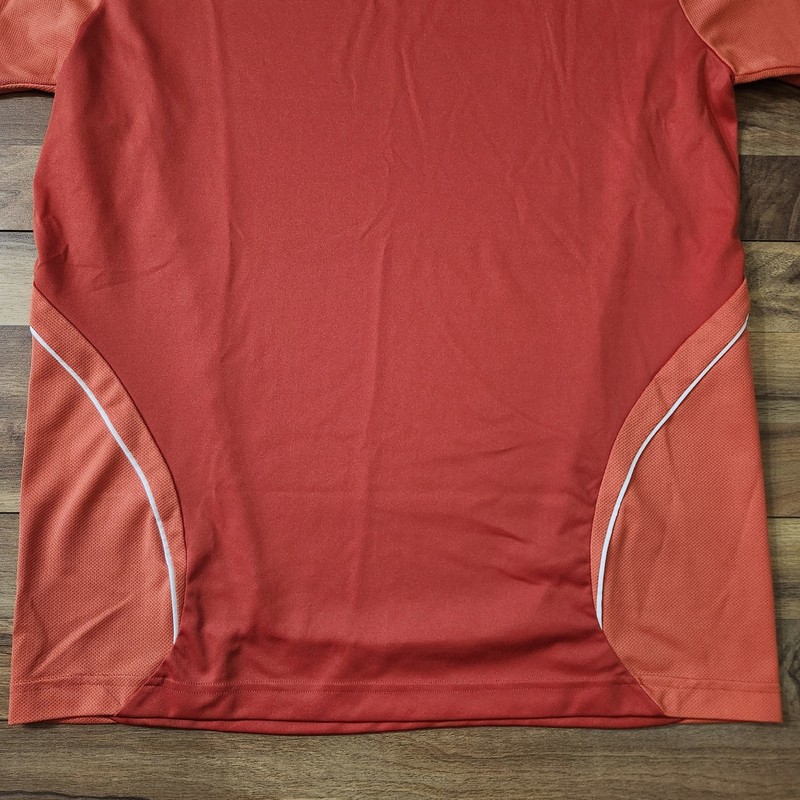 VTG Roland Garros Adidas 2006 Clima Cool Orange Shirt Size Medium gallery