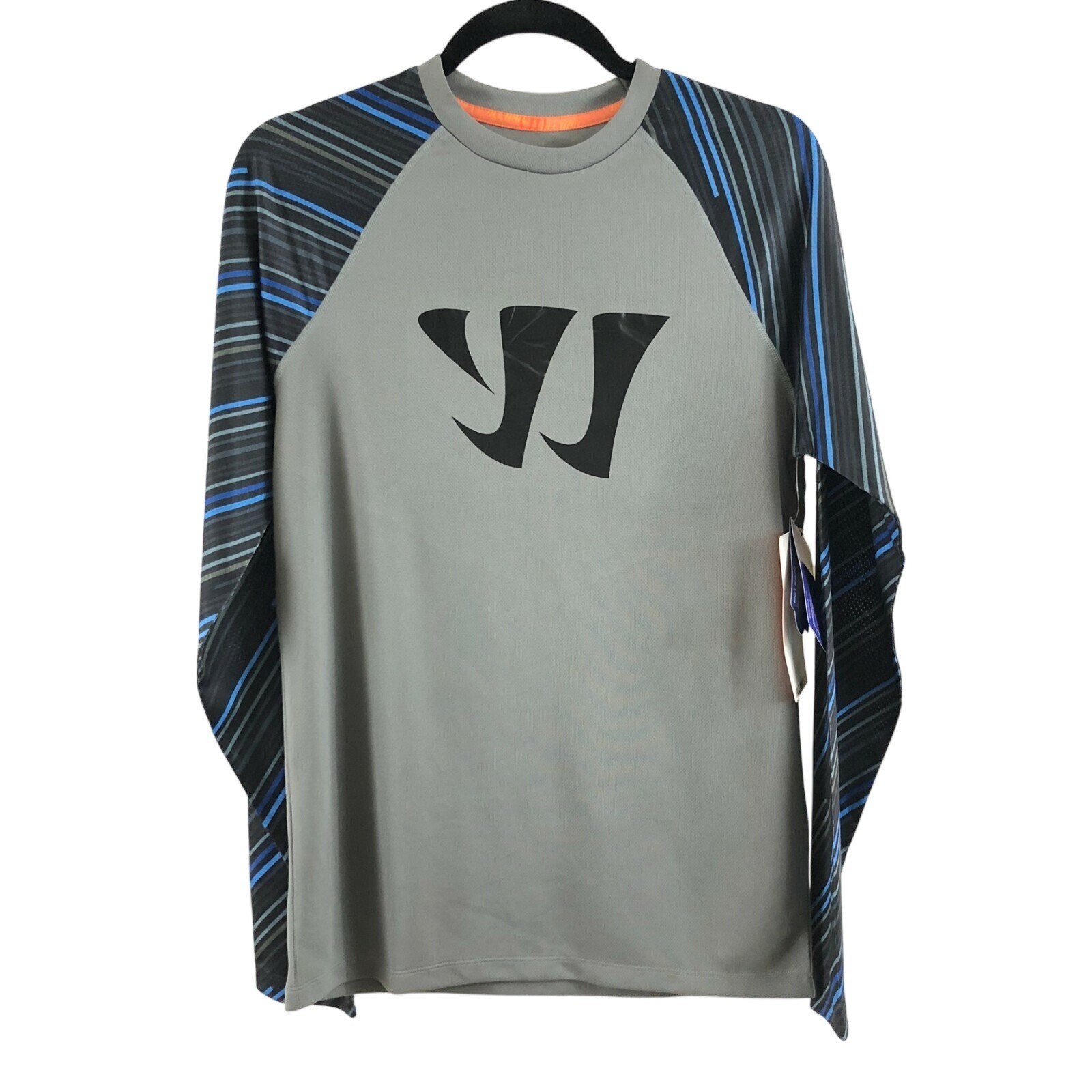 Warrior Mens Long Sleeve Top T Shirt Icefil Cooling UV Protection Gray Size S gallery