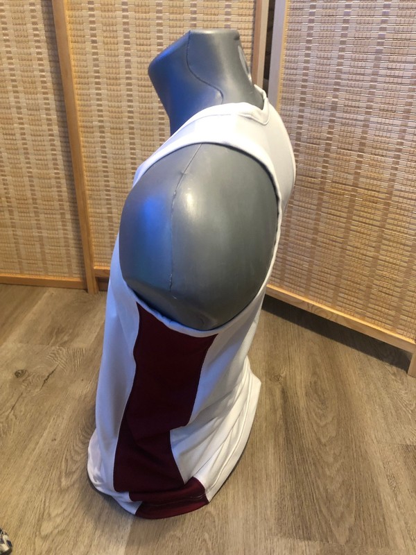 Adidas Sleeveless Tank Top Shirt White and Maroon Red Small S (H882) gallery
