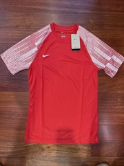 Nike Dry-Fit Academy Men’s Soccer Jersey Slim Fit Size M- Red/White