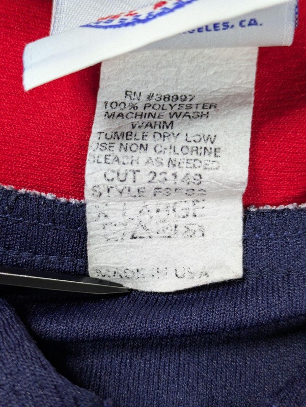Vintage Converse Shirt Men XL Blue Red 1/4 Zip Chuck Taylor Tennis Golf Made USA gallery