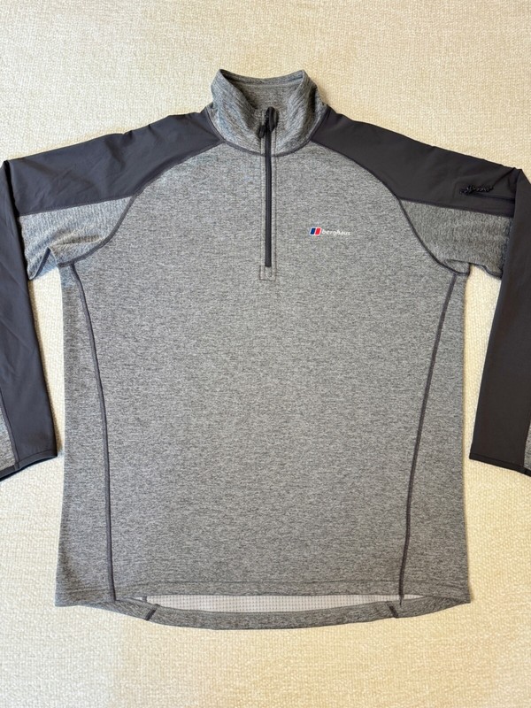 MINT Berghaus 1/4 Half Zip Top Long Sleeve Thermal Pullover Jumper Men's Sz XXL gallery