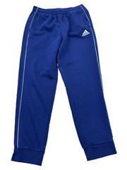 Adidas Track Pants Kids Navy Size L Regular Tapered Fit