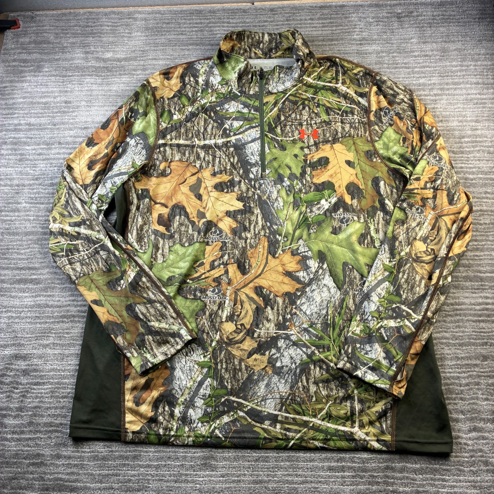 Under Armour Sweater Mens 3XL XXXL Scent Control Camo Hunting Heatgear gallery