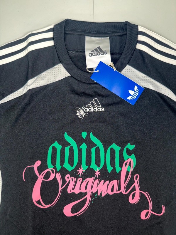 Adidas Originals Spiders Goalkeeper Loose Tee Men's Medium Black JW0201 gallery