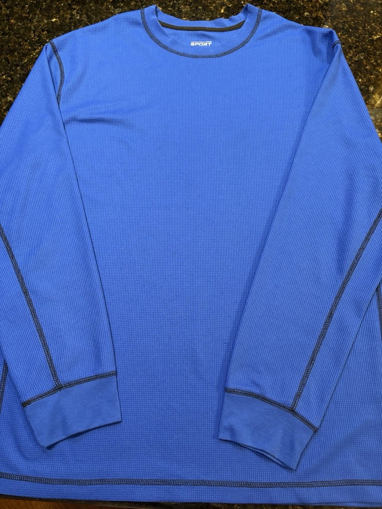 Roundtree & Yorke Men’s Sport Performance Thermal Long Sleeve Shirt. Sz XLT NWOT