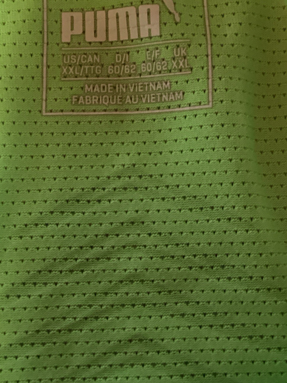 PUMA Fit PWR Cool Vent Graphic Men's 2XL Work Out Shirt In Neon Green gallery
