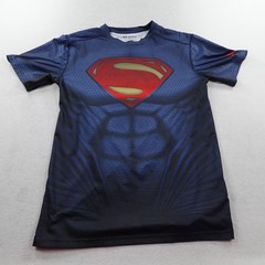 Under Armour Alter Ego Compression Shirt Mens 2XL Blue Superman Henry Cavill Gym