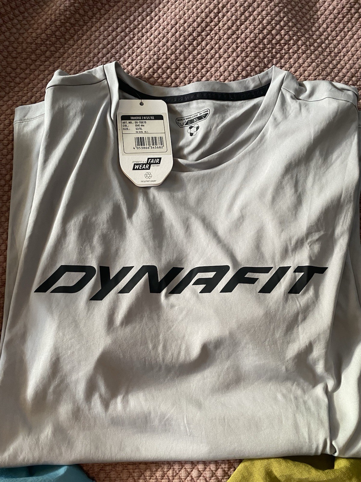 NWT - DYNAFIT traverse trail run shirt odor resistant wicking breathable mens L gallery