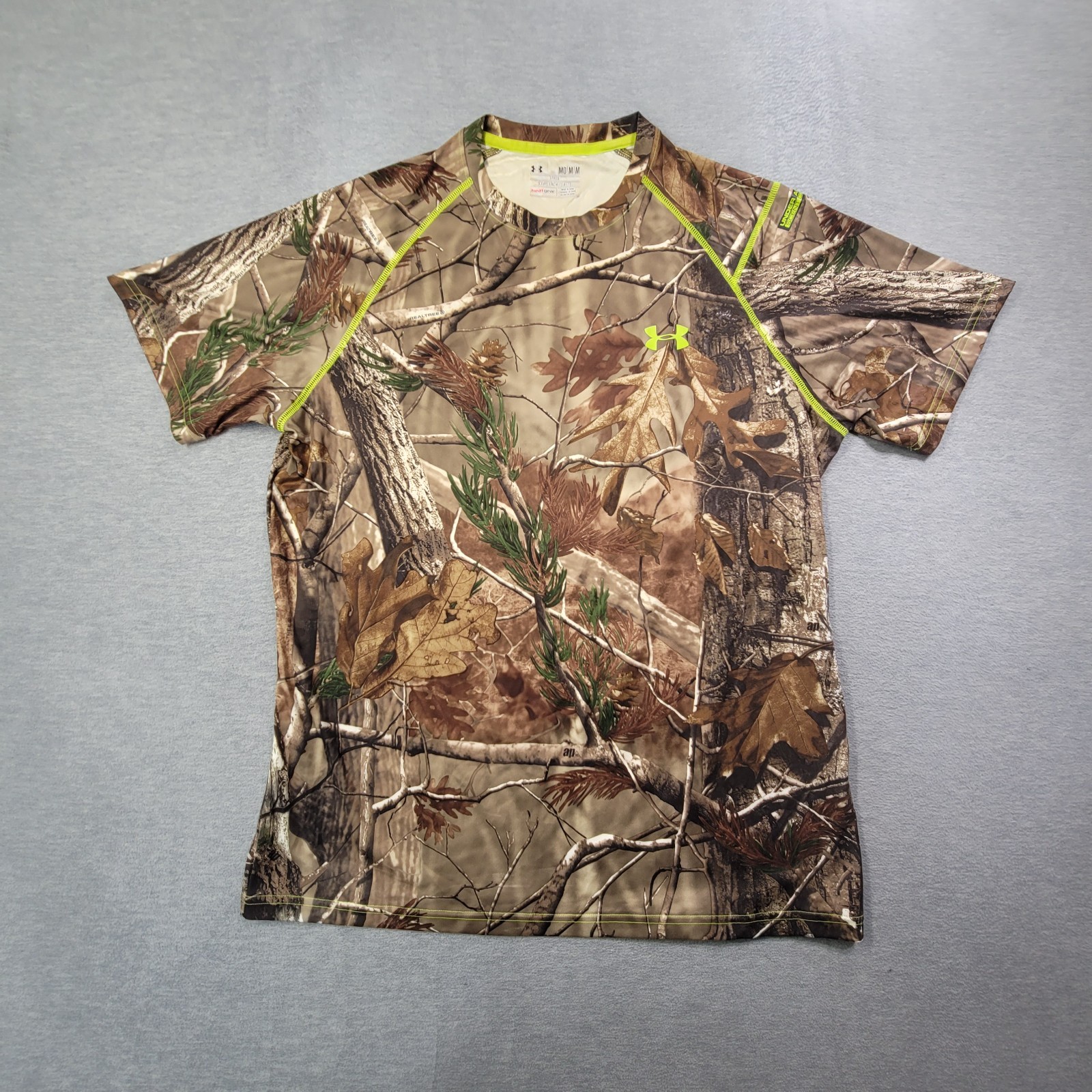 Under Armour Compression Shirt Mens Medium Brown Camo Heat Gear Scent Control gallery