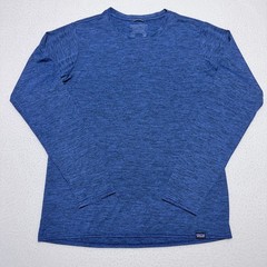 Patagonia Shirt Womens Medium Blue Capilene Cool Daily Long Sleeve Performance