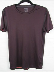 American Eagle Outfitters Mens Deep Purple Athletic Shirt Size S