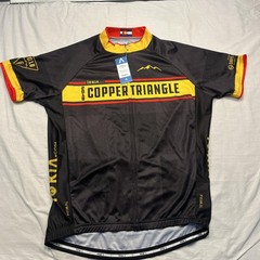 Primal Copper Triangle Cycling Jersey Mens Large Black 2018 Sport Cut Full Zip