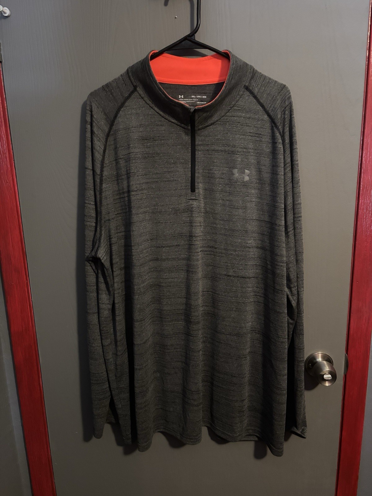 Under Armour HeatGear Men’s 3XL Big & Tall Loose 1/4 Zip Pullover Gray gallery
