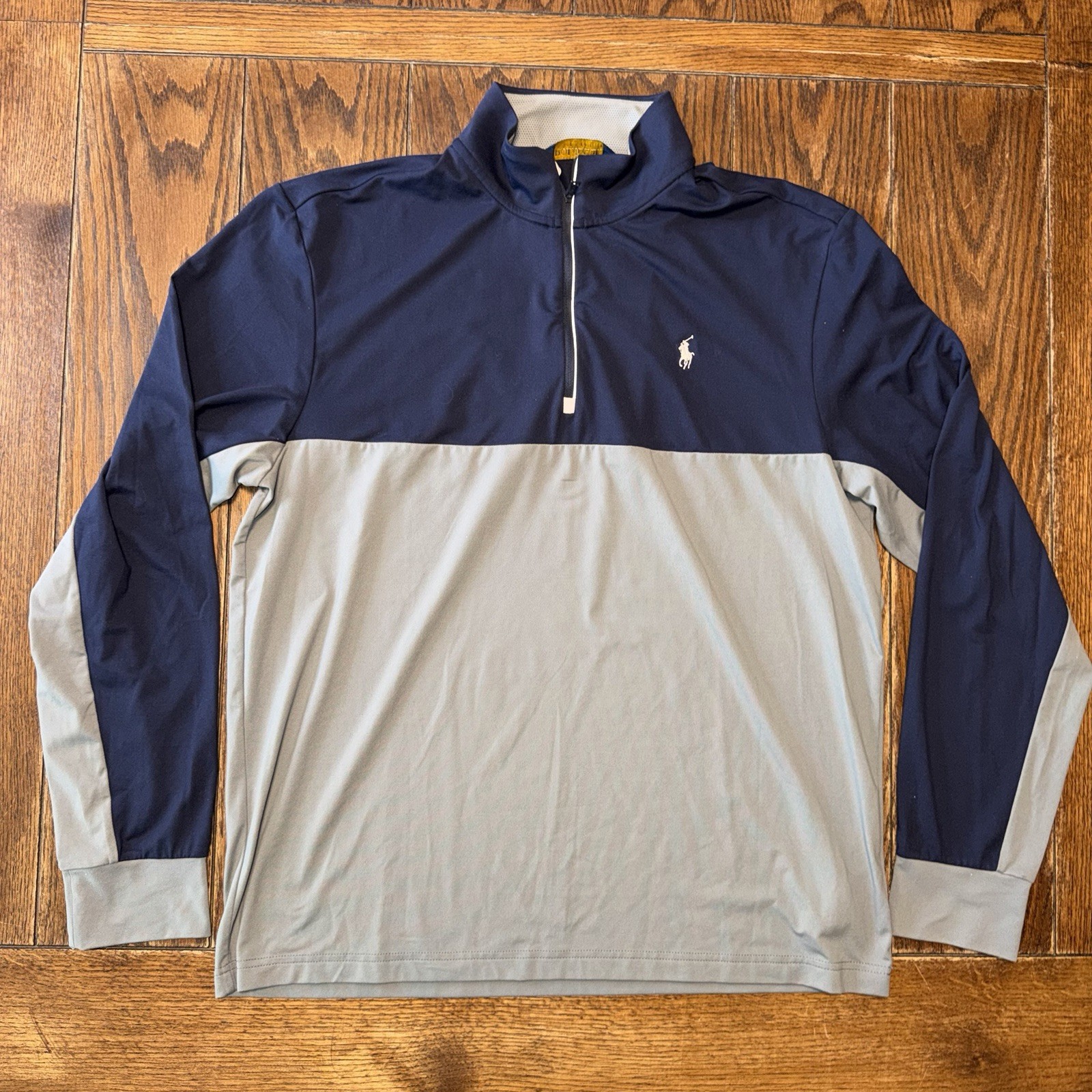 Polo Golf Ralph Lauren 1/4 Zip Performance Pullover Men Large Links Brewing Logo gallery