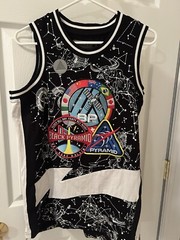Men’s Black Pyramid Basketball Jersey Size Small