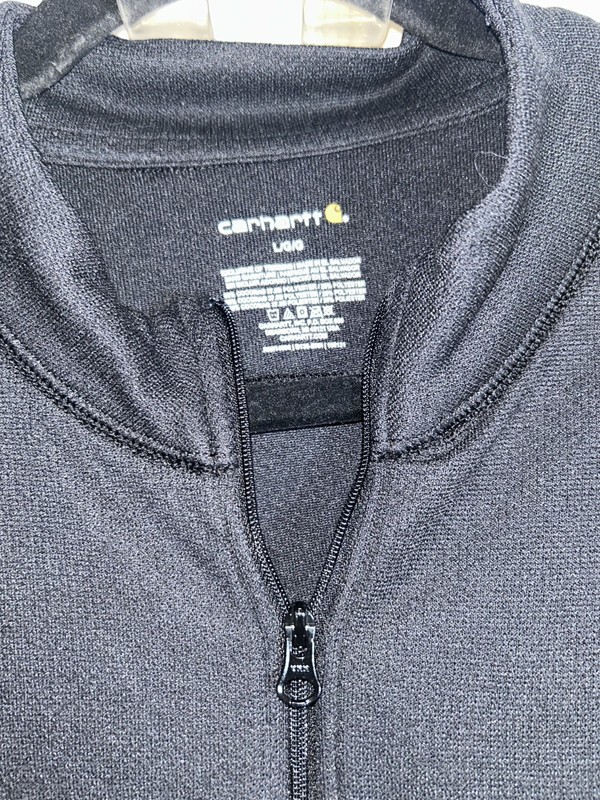 Carhartt Force Extremes Men Size Large - Black Thermal Base Layer 1/4 Zip Shirt gallery