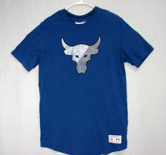 Under Armor Project Rock Iron Paradise Training Department T Shirt Mens Medium