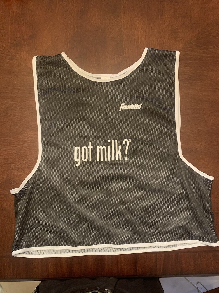 Vintage Franklin x Got Milk? Reversible Mesh Jersey Tank Top One Size Fits All