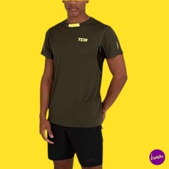 TCA Men’s Atomic Quick Dry Performance T-Shirt, Forest Night, UK XXL | EU 56