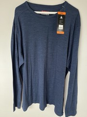 NWT Karbon 100% Merino Wool Shirt Mens 2XL Made In Canada Hiking Outdoor Work