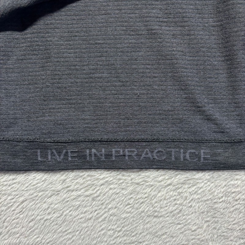 Lululemon Running Shirt Metal Vent Tech Midweight Half Zip Pullover Mens L Gray gallery
