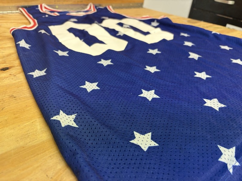 Urban Outfitters On The Byas American Flag Basketball Style Jersey Medium gallery