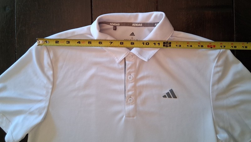 Adidas Mens S White Polo Short Sleeve Shirt gallery