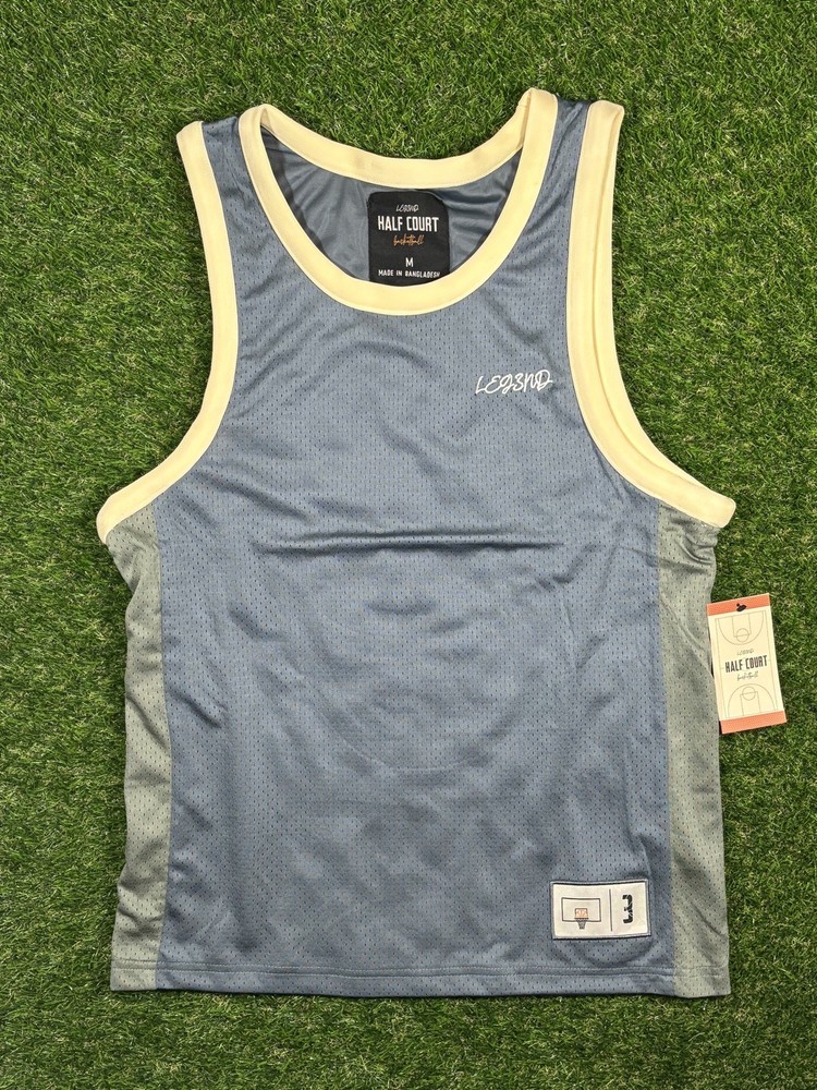 Legend Half-Court Basketball Mesh Jersey Mens Size Medium Atlantic Sea Agave $48
