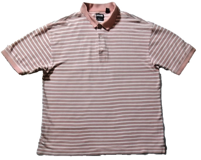 Ping Collection Men's 3 Button Front Short Sleeve Polo Shirt Size L gallery