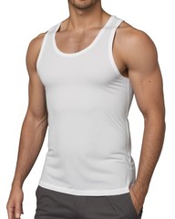Mens Tank Top, A-Shirt Tanks Sleeveless Gym Workout Bodybuilding Fitness Muscle